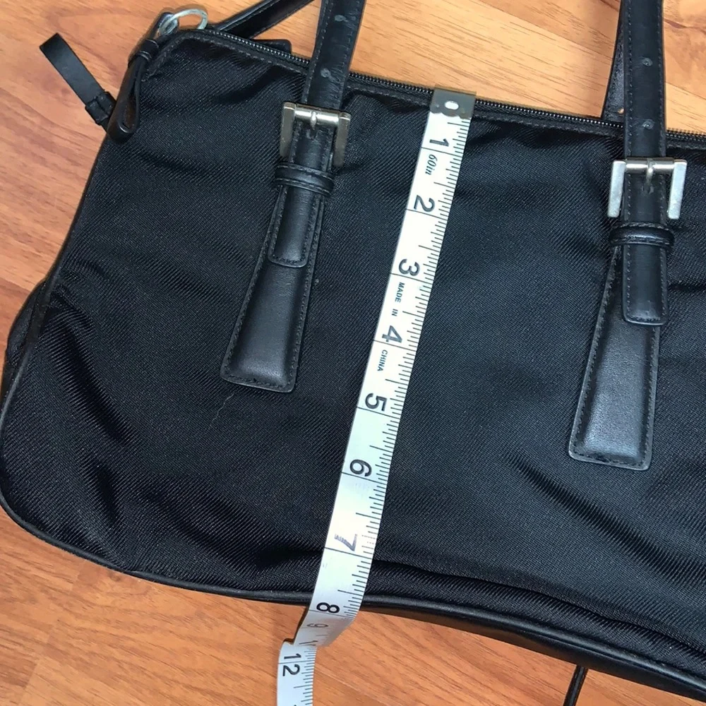 Coach Fabric and Leather Crossbody Bag with Removable Strap